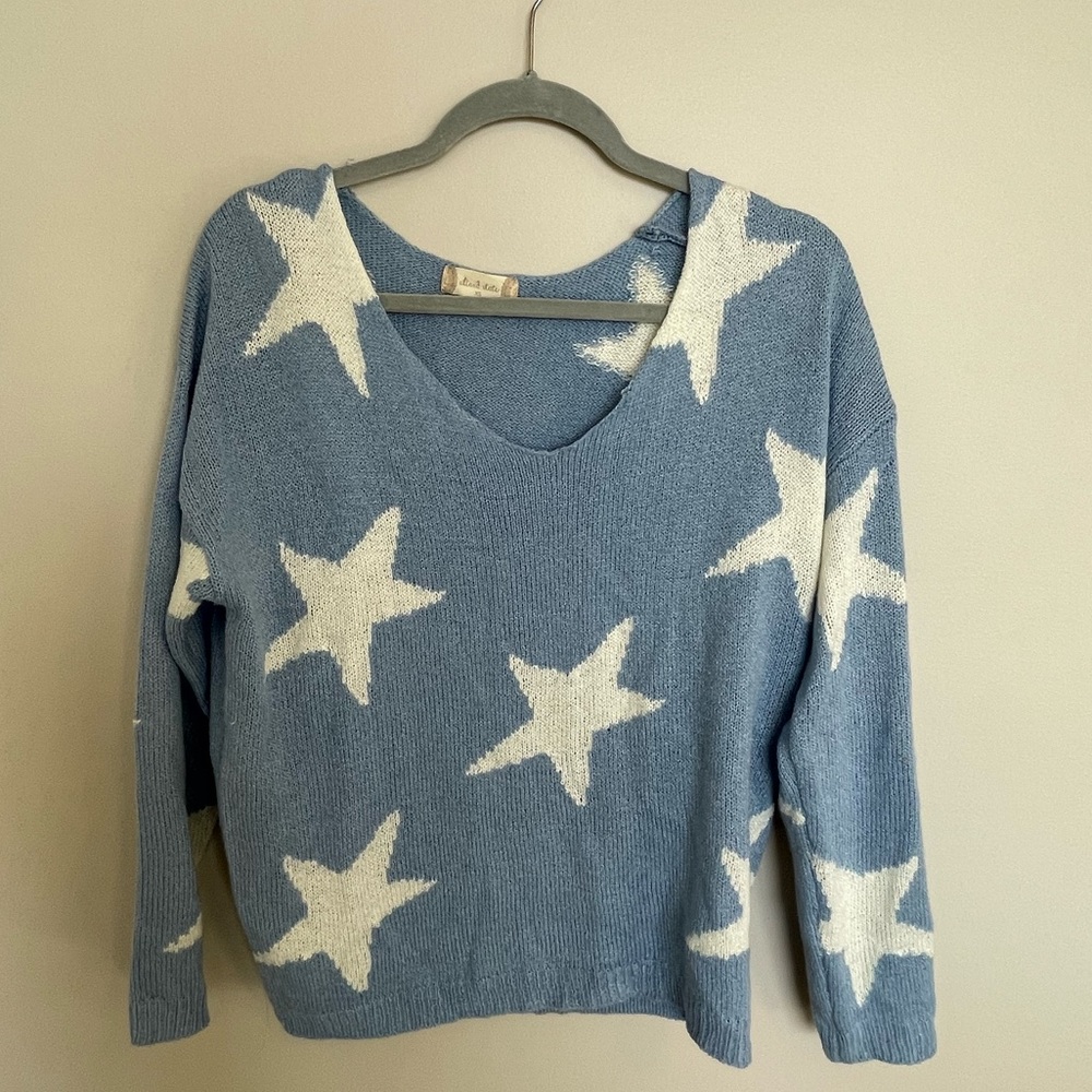 Altar’d State Blue Stars Sweater